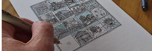 From Sketch to Print: The Making of Whitstable Squared